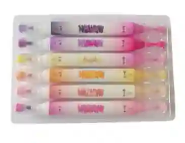 Kit De Resaltadores Destacadores Doble Punta