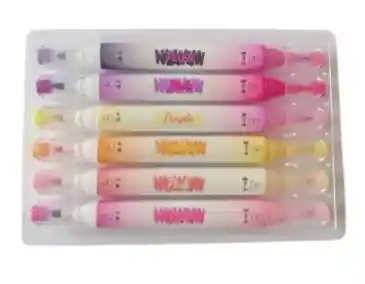 Kit De Resaltadores Destacadores Doble Punta