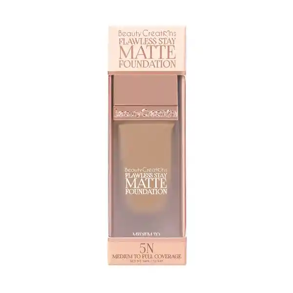Base Beauty Creations Flawless Stay Liquid Foundation 5n