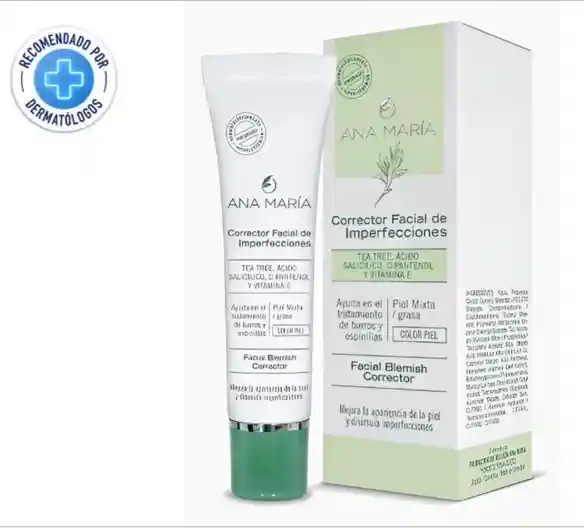 Corrector Facial De Imperfecciones Ana Maria Tono Color Piel