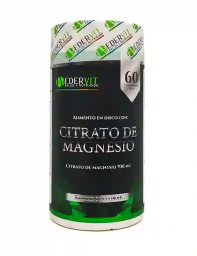 Citrato De Magnesio X 60 Discos Del Laboratorio Edervit