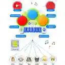 Juguete Piano Musical Con Tambores Didáctico Para Bebe Rojo