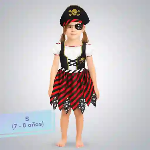 Disfraz Halloween Pirata Talla S (7-8 Años)