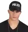 Gorro Policía Sencillo Negro Ajustable Cosplay Halloween