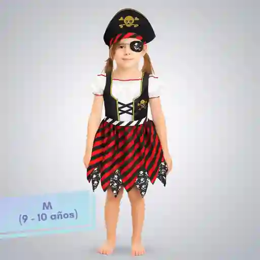Disfraz Halloween Pirata Talla M (9-10 Años)
