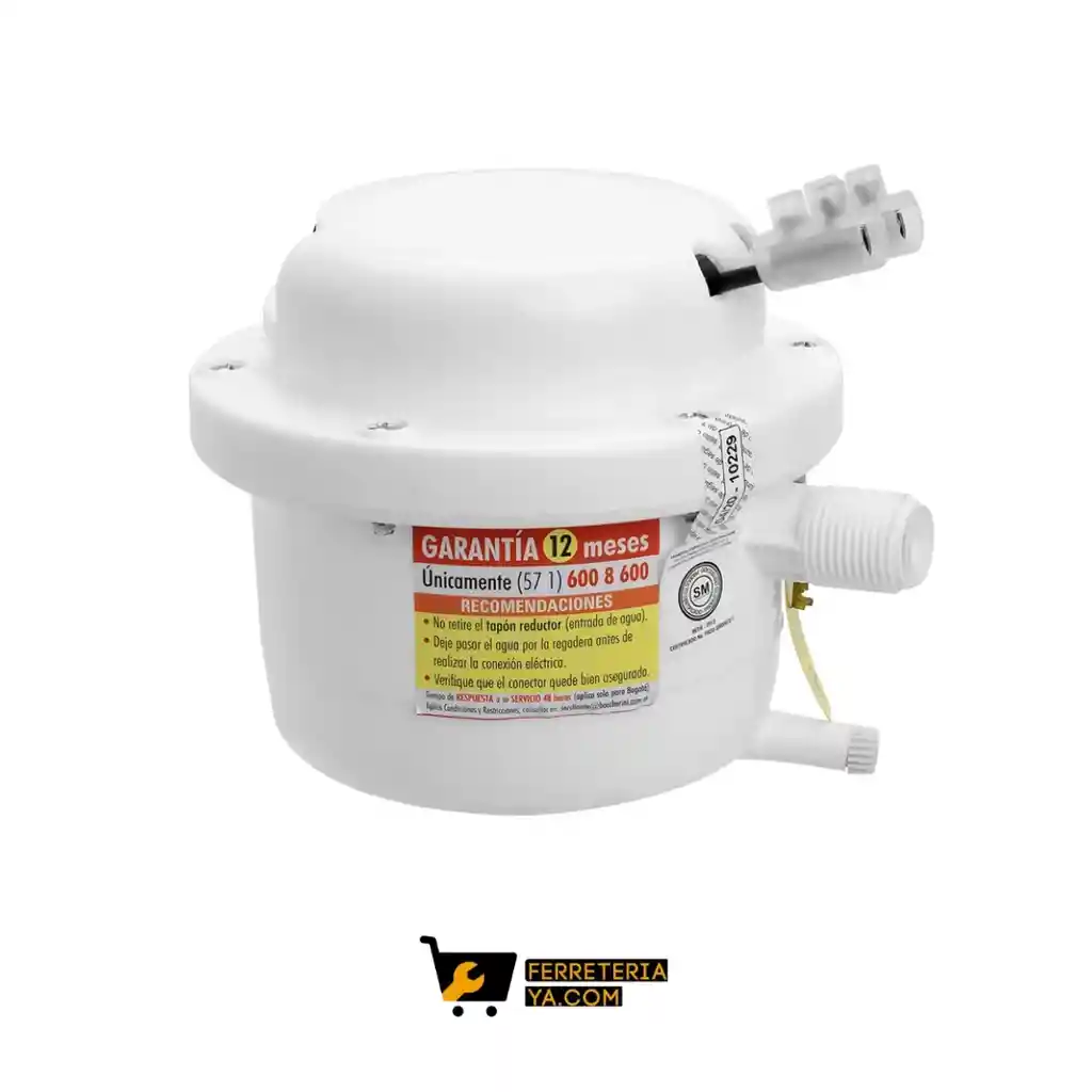 Ducha Bocherini Fusion Blanca 110v Con Selector