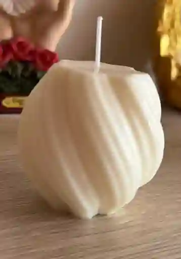 Vela Decorativa En Espiral — Elegancia Y Armonía En Cada Detalle