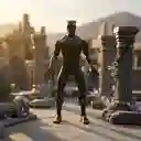 Muñeco Personaje Pantera Negra Clásico 30cm / Sonido.