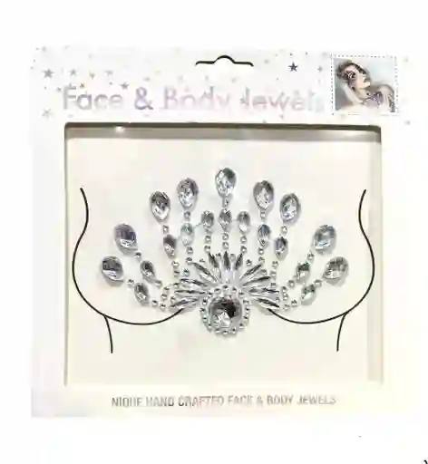 Gemas Piedras Adhesivas Para Pecho Hora Loca Halloween Carnaval Party