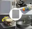 Tapete Escurridor Para Losa Secador De Vajilla De Silicona Seca Platos