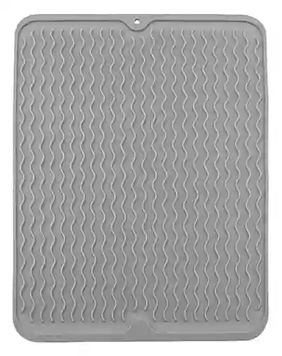 Tapete Escurridor Para Losa Secador De Vajilla De Silicona Seca Platos