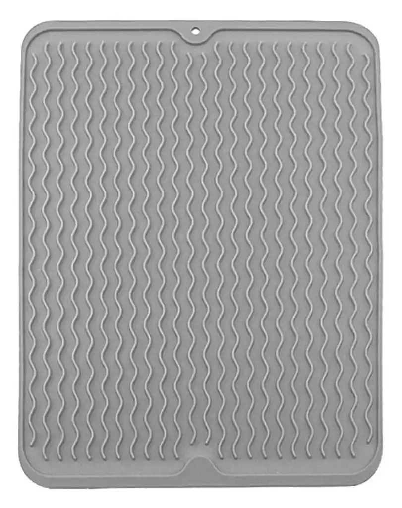 Tapete Escurridor Para Losa Secador De Vajilla De Silicona Seca Platos