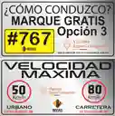 Avisos Vinilo Adhesivo Velocidad Máxima Y Como Conduzco 2025