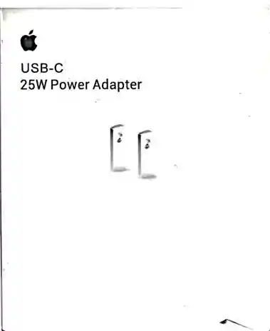 Cargador Adaptador Tipo C - 25 W, Color Blanco
