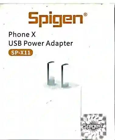Cargador Adaptador Spigen - Usb - Ref. Sp-x11 Color Blanco.