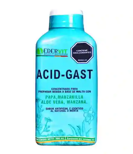 Acid Gast X 360 Ml Para La Gastritis De Edervit