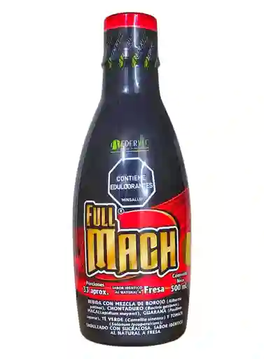 Full Mach X 500 Ml Jarabe Energizante De Edervit