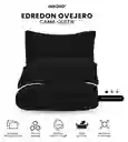 Cubrelecho Ovejero Queen Suave Caliente Reversible 2 Fundas Premium Innovo Negro