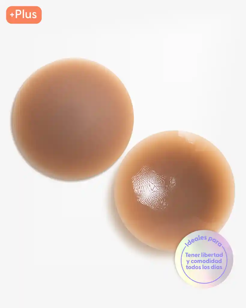 Cubre Pezones De Silicona Reutilizable Talla: Plus (10 Cm) / Color: Chocolate - Nipskin®