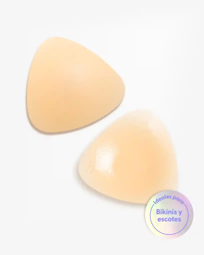 Cubre Pezones Triangulares De Silicona, Color: Vainilla - Nipskin®