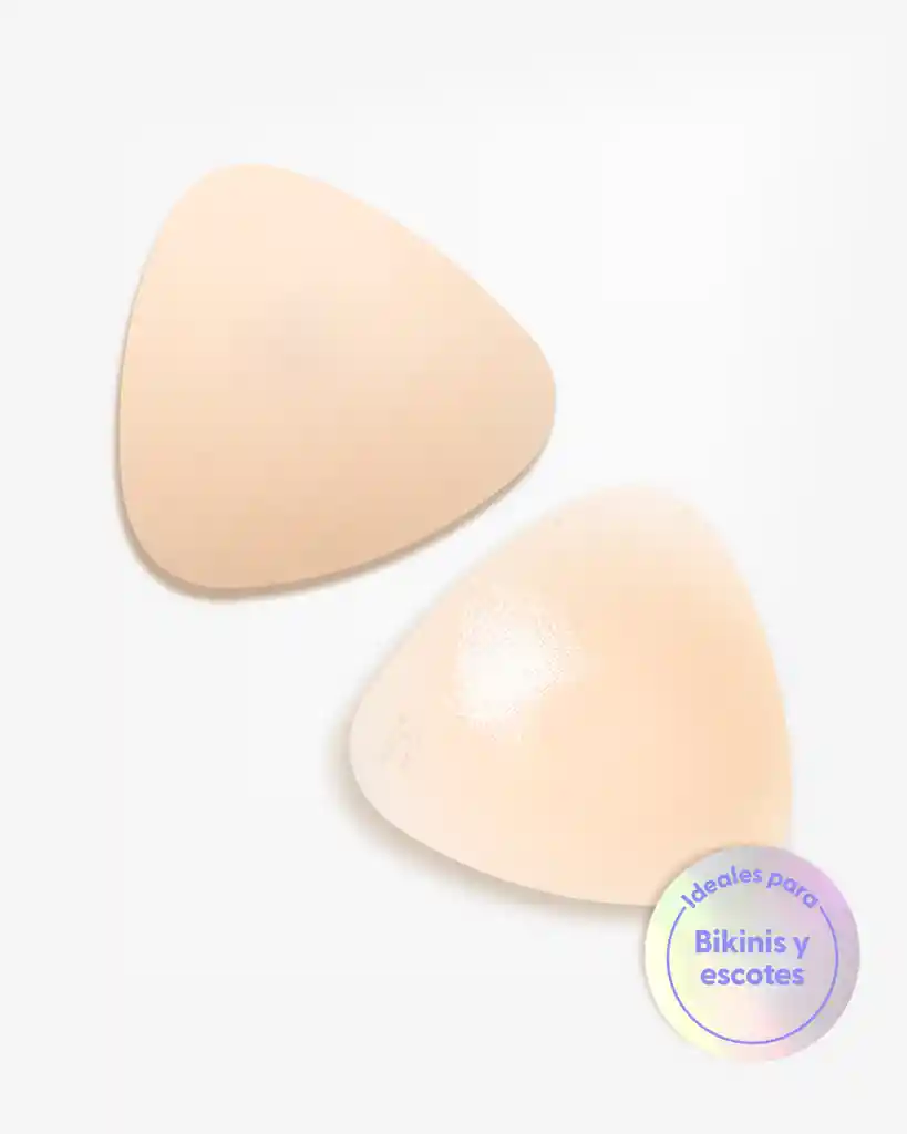 Cubre Pezones Triangulares De Silicona, Color: Chantilly - Nipskin®