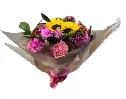 Ramo Mixto – Girasoles, Claveles Y Crisantemos