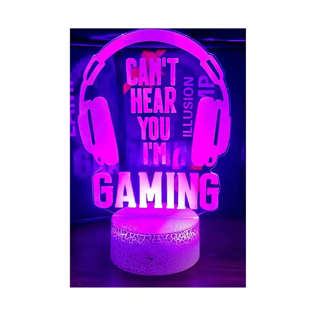 Lampara Decorativa Gamers De Diadema Rgb + Control