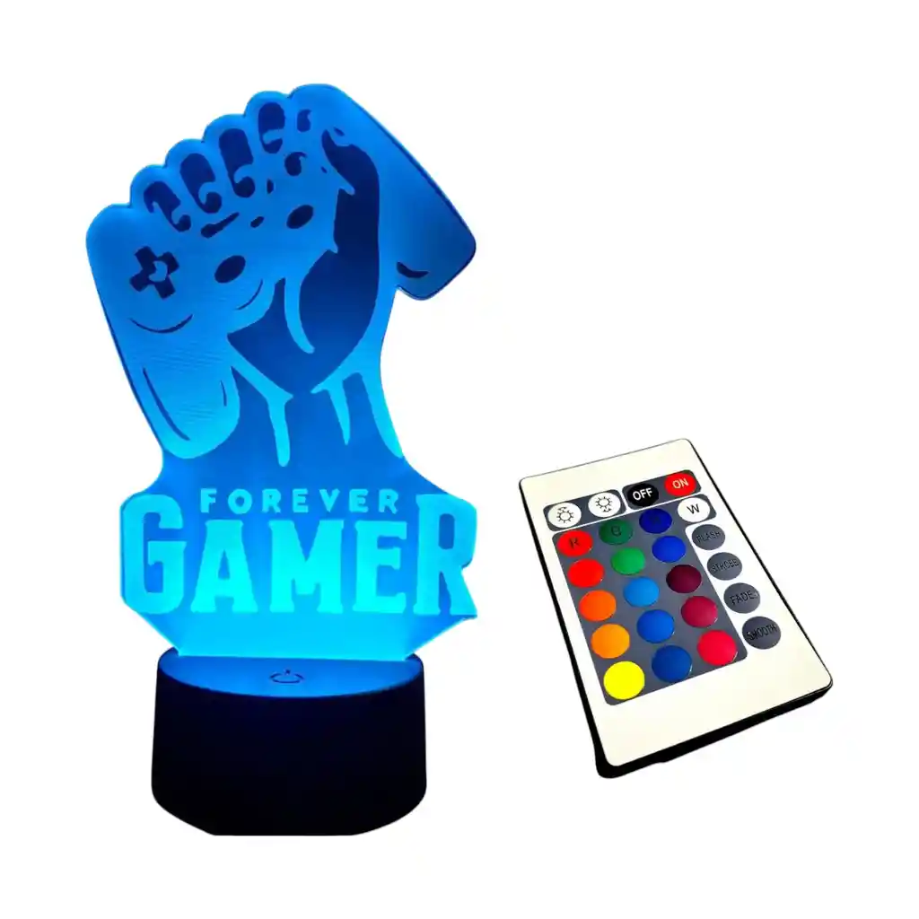 Lampara Decorativa Gamers De Mano Rgb + Control