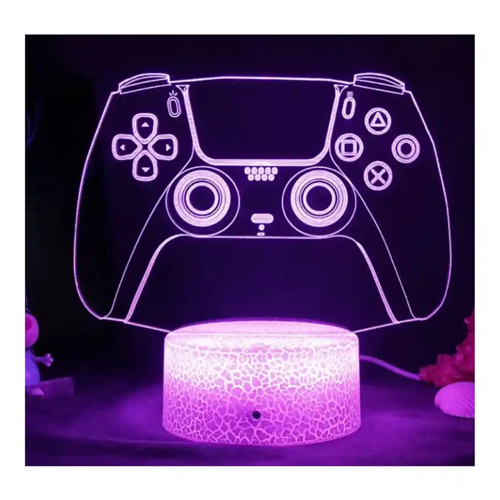 Lampara Decorativa Gamers De Control Rgb + Control
