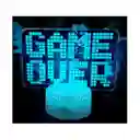 Lampara Decorativa Gamers De Game Over Rgb + Control