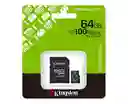 Memoria Micro Sd Canvas Select Plus De 64 Gb Clase 10 Kingston