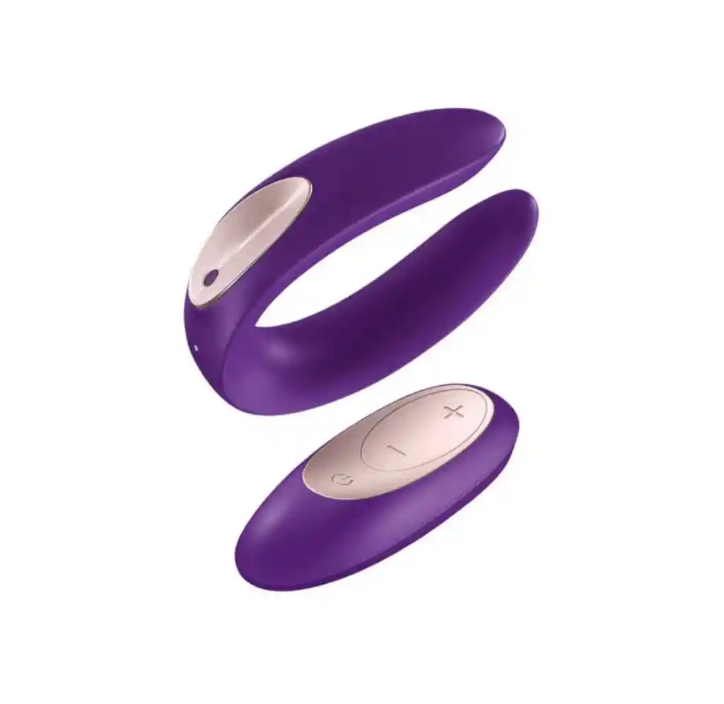 Satisfyer Double Plus Remote Doble Estimulacion Clítoris Y Vagina 7 Vitmos Vibración Juguete Vibrador Consolador Masturbador Estimulador Punto G