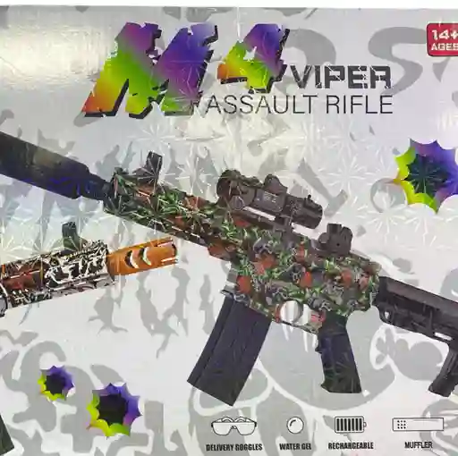 Pistola Clock M4 Viper Juguete De Regalo