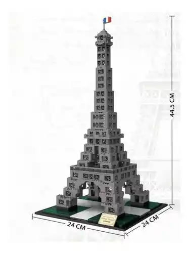 Juego De Bloques De Construcción Torre Eiffel 1832 Pcs 3478 Juego Juguete Arquitectura