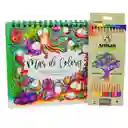 Libro Para Colorear Mas Colores X24 De Artisan - Mar De Colores