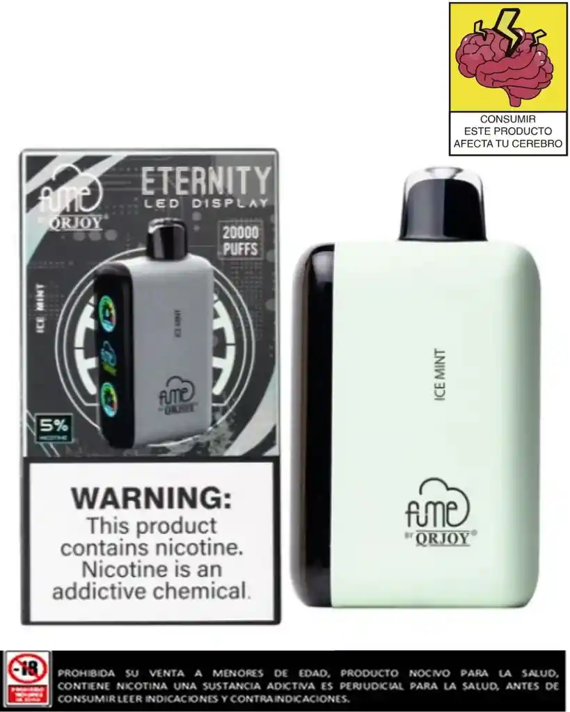 Vapeador Fume Eternity Ice Mint 20.000