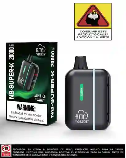 Vapeador Fume Super K Mint Ice 20.000 Puffs