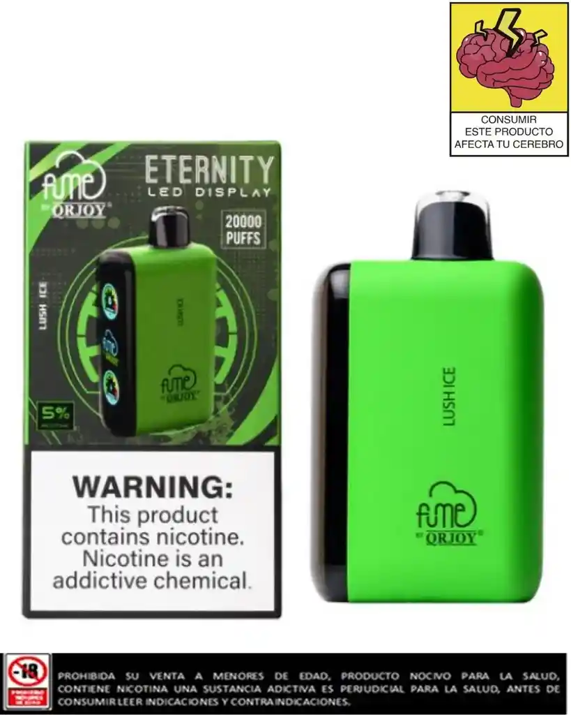 Vapeador Fume Eternity Lush Ice 20.000 Puffs