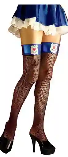 Media Liguero Policia Sexy Cosplay Halloween