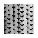 Cortina Metalizada Murciélagos Negros