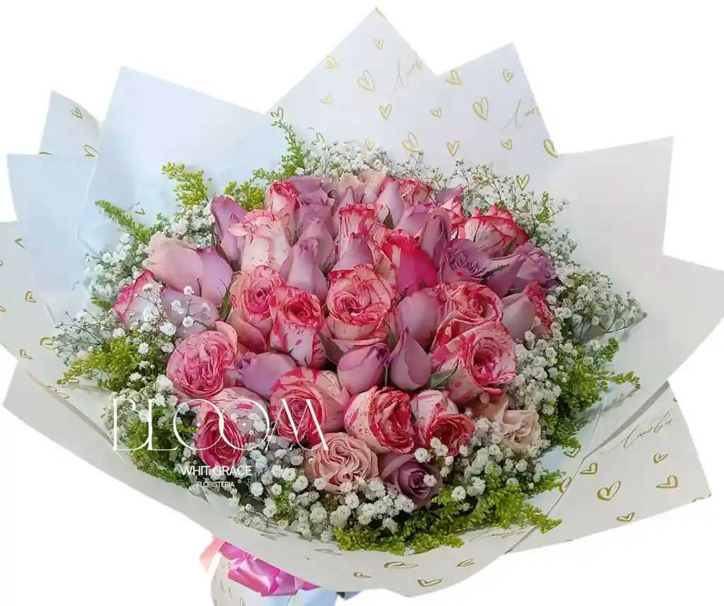 Flores Rosas Barbie X48