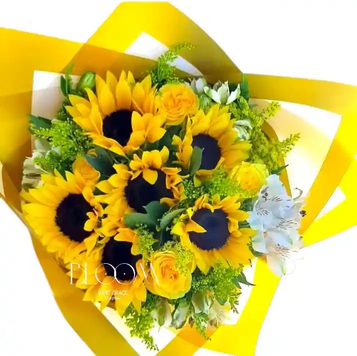 Flores Amarillas Bello Amanecer