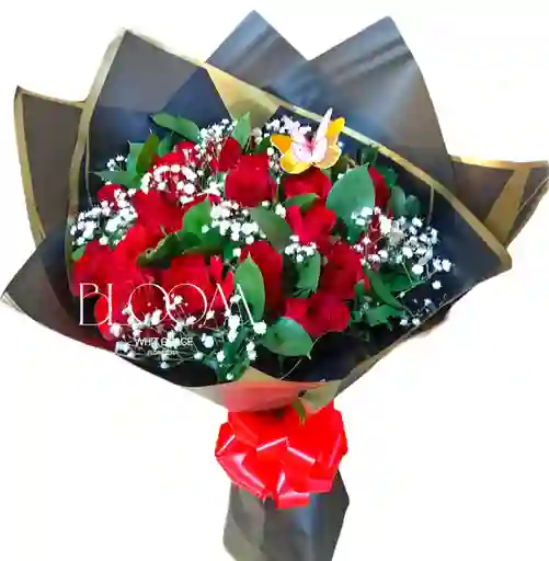 Flores Rosas Rojas X24