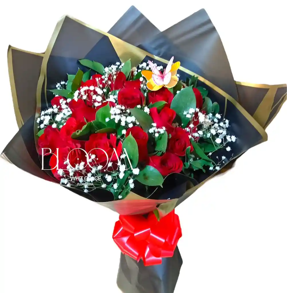 Flores Rosas Rojas X24