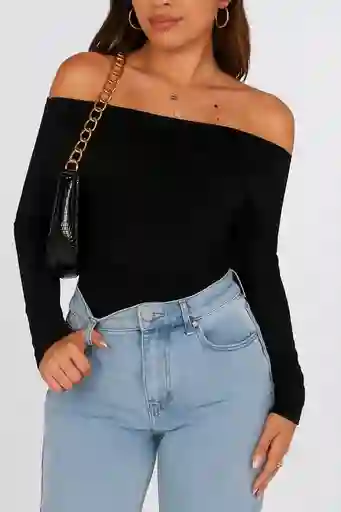 Blusa Atemporal Velvet Aura Black