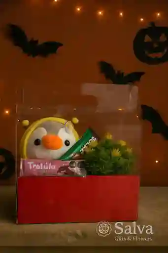 Ancheta Halloween Pingüino Encantado
