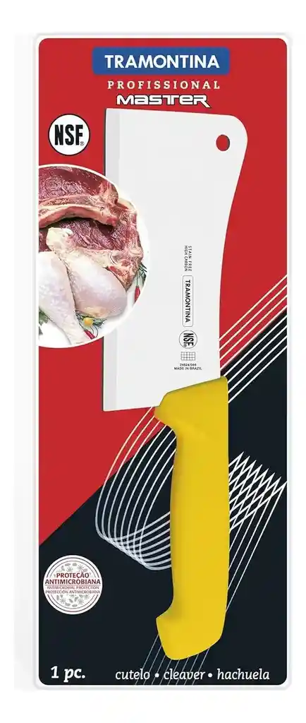 Hachuela 6 Tramontina Color Amarillo