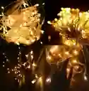 Luces De Navidad Luz Led Cálida 200 Bombillos Lineal Cable Siliconado Conector Secuencia Decoración Adornos Navideños