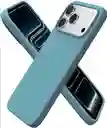 Estuche Silicona Iphone 17 Pro Max Azul Petróleo Lisa