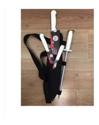 Cuchillos Tramontina Para Chef Con Chaira De 10 Pulgadas Blanco